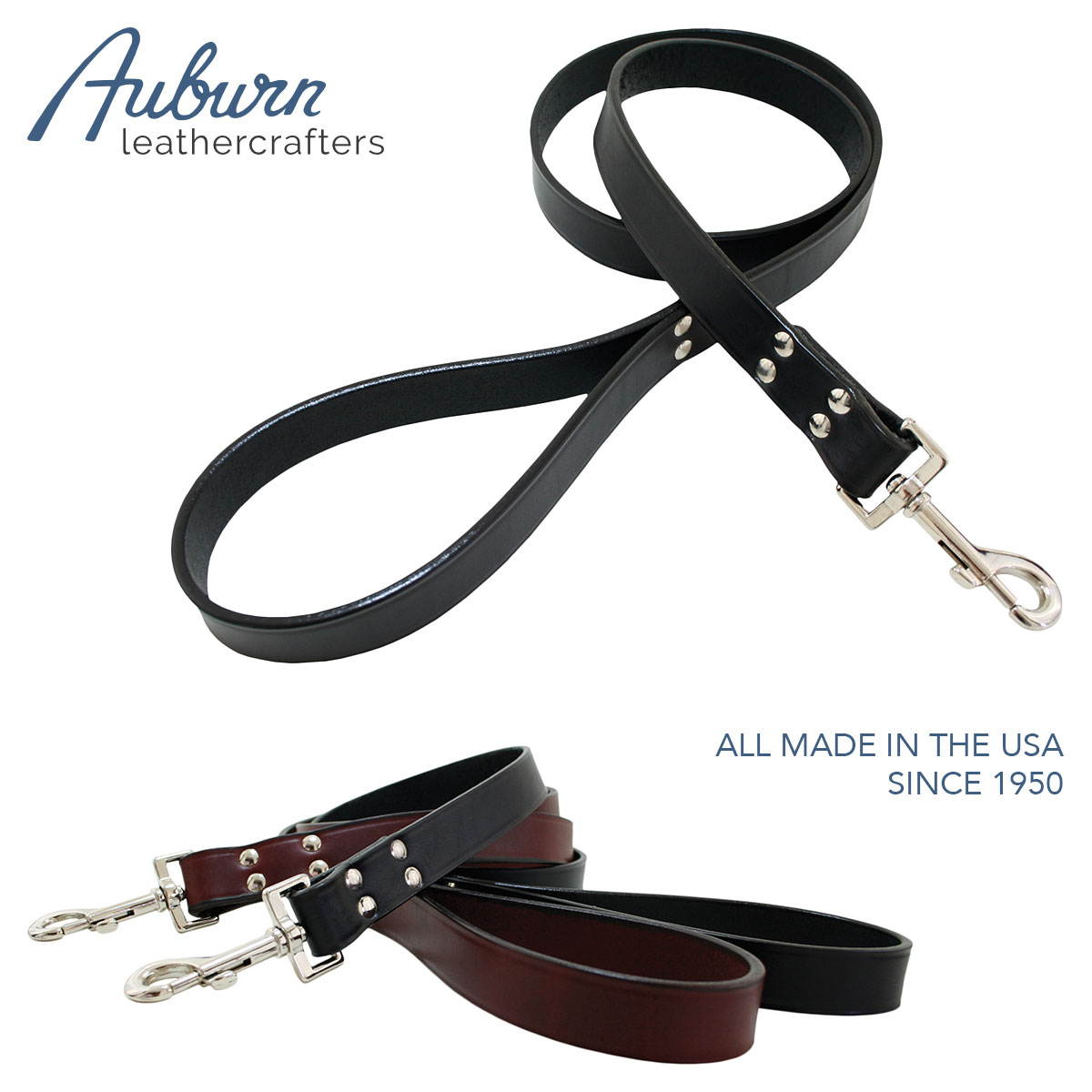 Auburn Leathercrafters ヘビーデューティー タウンリーシュ