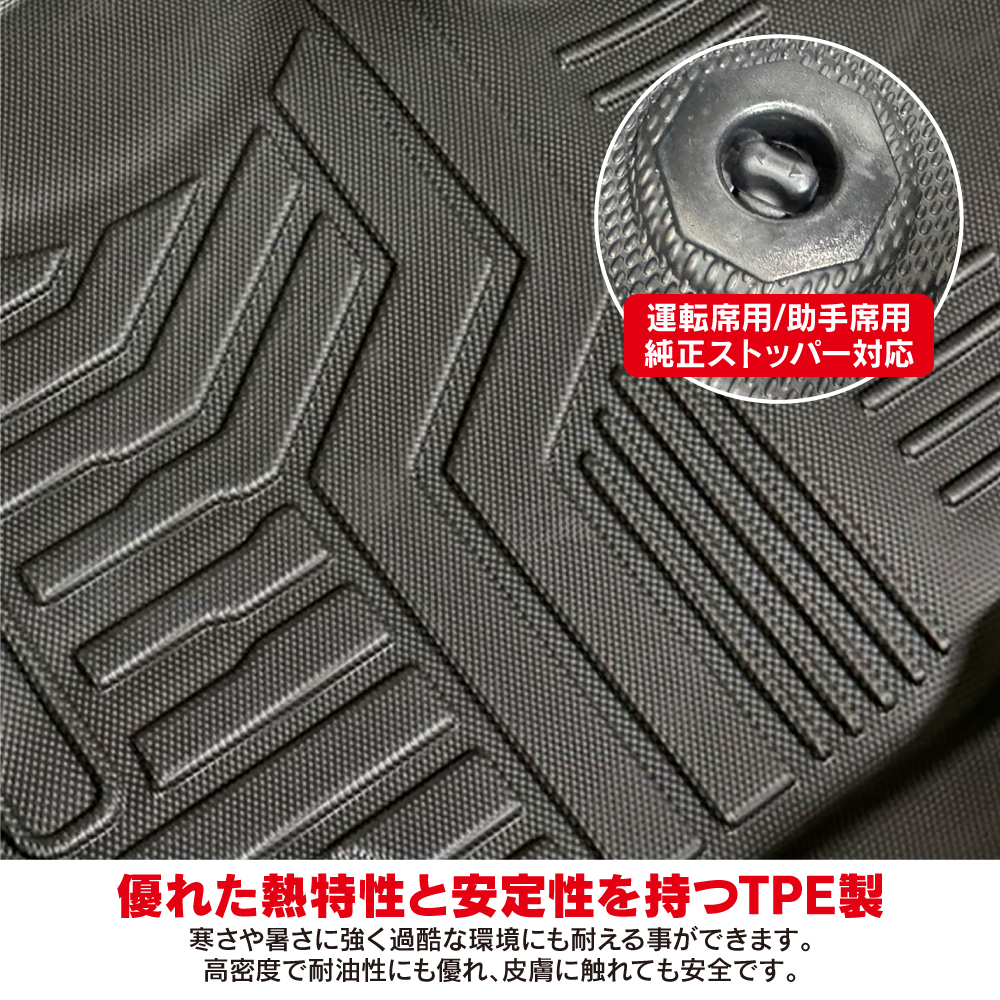 ランドクルーザー250系 ランクル 7人乗り 3Dマット 1台分フルセット